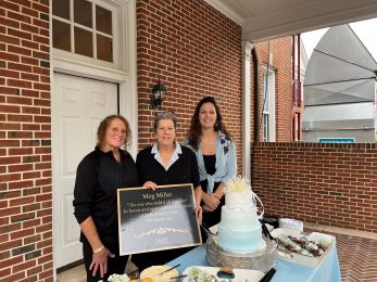 Meg Miller Celebration Event with her daughter Olivia and Tracy our new DKE cook. 10.29.22